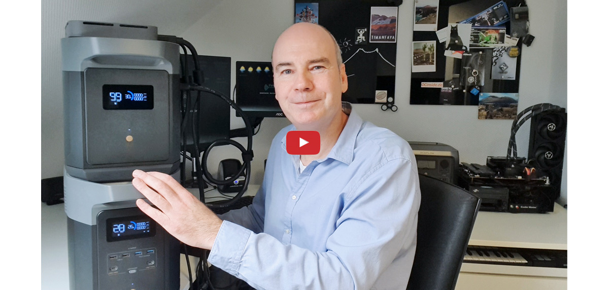 Ecoflow delta 2 max smart extra battery zusatzakku video